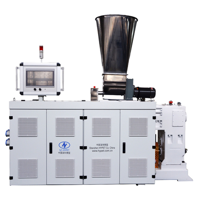 comprar 65/132 Máquina de extrusión de doble tornillo para el procesamiento de PVC y WPC para plantas de fabricación Precio de venta online manufacture