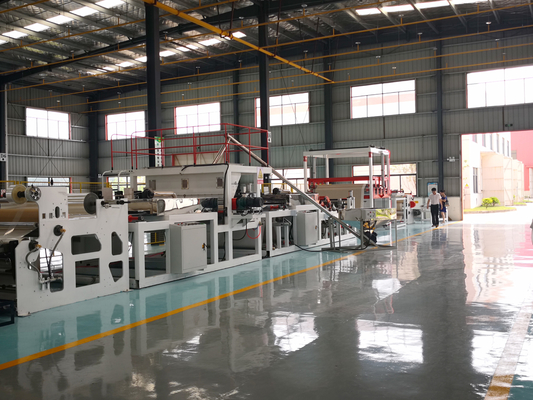 comprar Línea de producción de membrana de lámina impermeable de PE autoadhesiva con diseño de tornillo único online manufacture