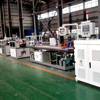 comprar Shenzhen HYPET PVC Corner Bead Trim Angle Profile Extrusion Machine PVC Corner Bead Plastic Products Making Machine Manufacturer online manufacture