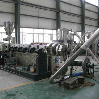 comprar Shenzhen HYPET PVC Pelletizing Line With Twin Conic Extruder / PVC Granules Making With Conic Twin Screw Extruder Machine online manufacture