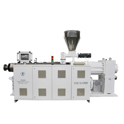 comprar Equipo de producción de plástico de doble tornillo de PVC Máquina de extrusión de doble tornillo HYZS80/156 Con 55kw 550kg/h online manufacture
