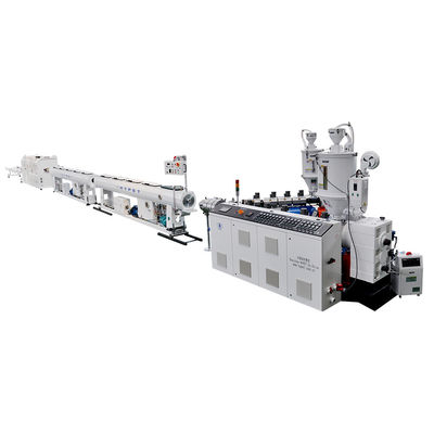 comprar Línea de producción de plástico HDPE de calidad confiable de 16-63 mm 2024 Máquina de extrusión de tuberías PE de alta velocidad online manufacture