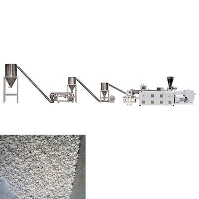 comprar Máquina de pelletización de PVC de alta capacidad Línea de producción de gránulos de reciclaje de PVC para cables de pellets de PVC transparentes online manufacture