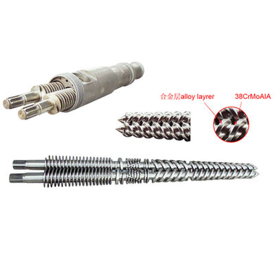 comprar Tornillo y barril para el extrusor plástico/el tornillo y el barril cónicos gemelos online manufacture