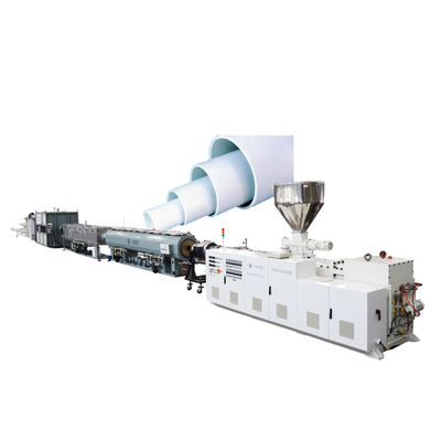 comprar La línea de la protuberancia del tubo del PVC con el extrusor de tornillo del doble ZS80/173 hizo salir más que 700kg/h online manufacture