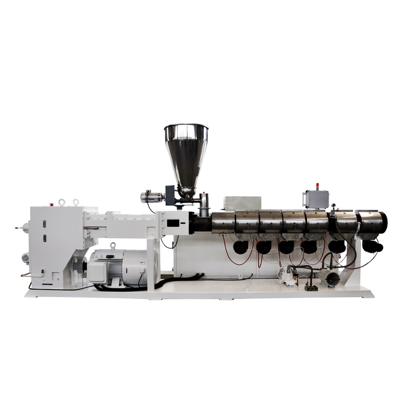 Reducción de caja de engranajes compacta de alto par de distribución HYPS75/28 extrusora de doble tornillo paralela con doble doble con una potencia de 350 kg/h