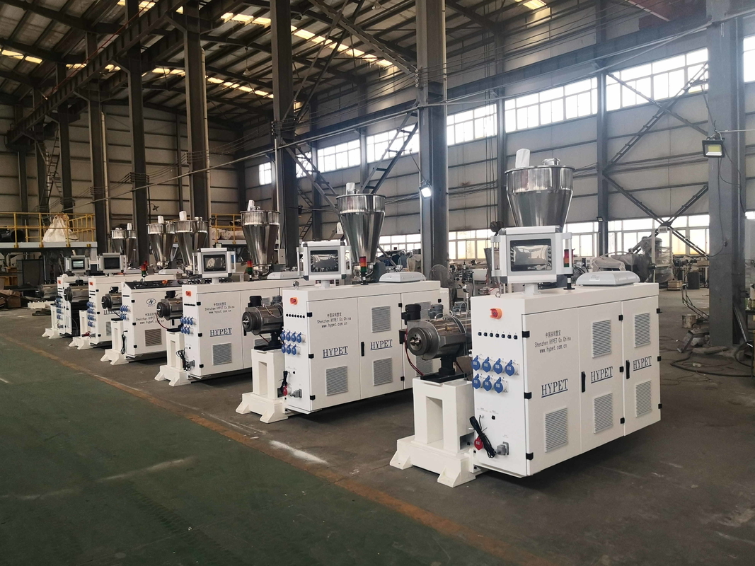 ZS65/132 Máquina de extrusión cónica de doble tornillo para la línea de producción de perfiles exteriores de WPC