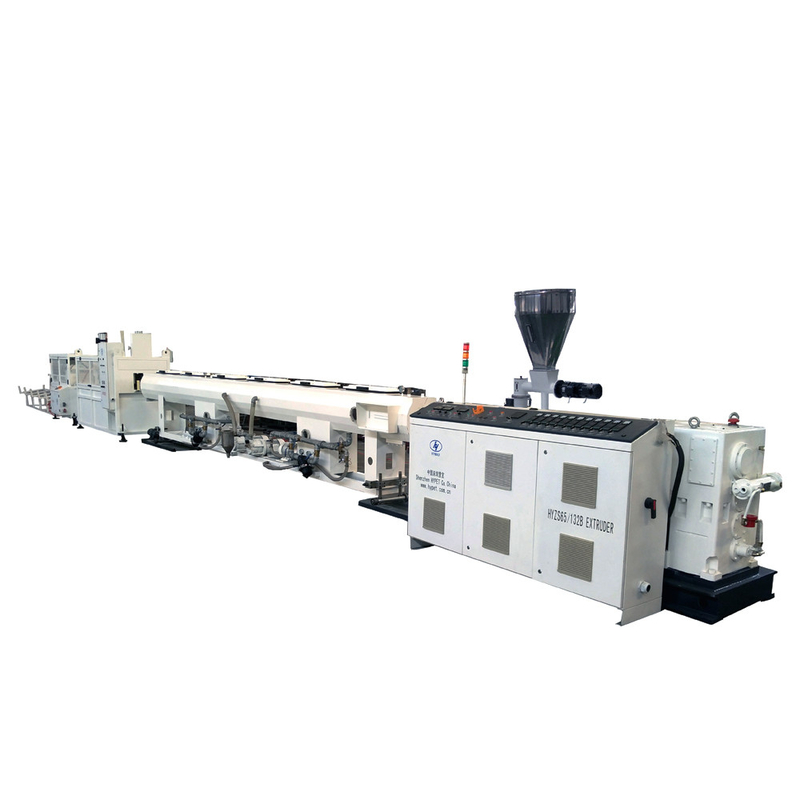 Línea de producción de tuberías de aguas residuales de PVC de 110-200 mm de alta eficiencia con ZS65/132 Producción 420 kg/h 8 toneladas/día