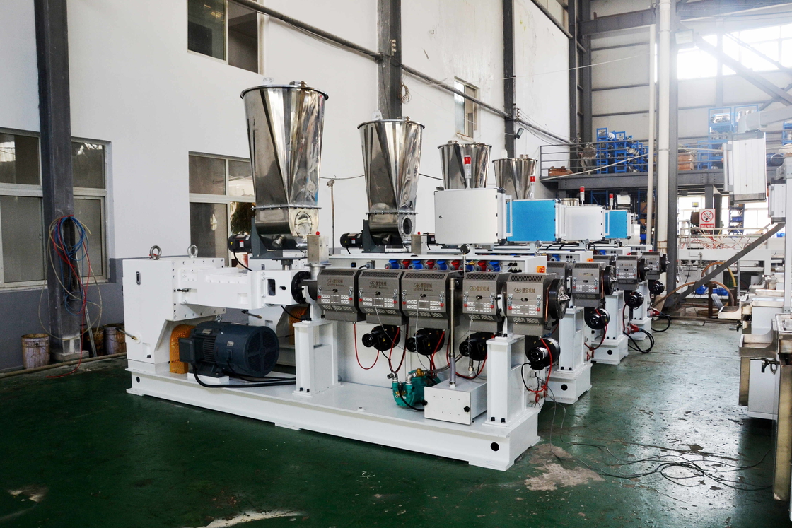 ZS65/132 Máquina de extrusión cónica de doble tornillo para la línea de producción de perfiles exteriores de WPC