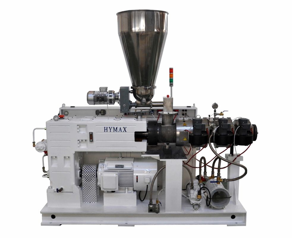 Línea de producción de tubería de cable eléctrico de extrusión rápida de alta producción con extrusora ZS65/132 con 45KW