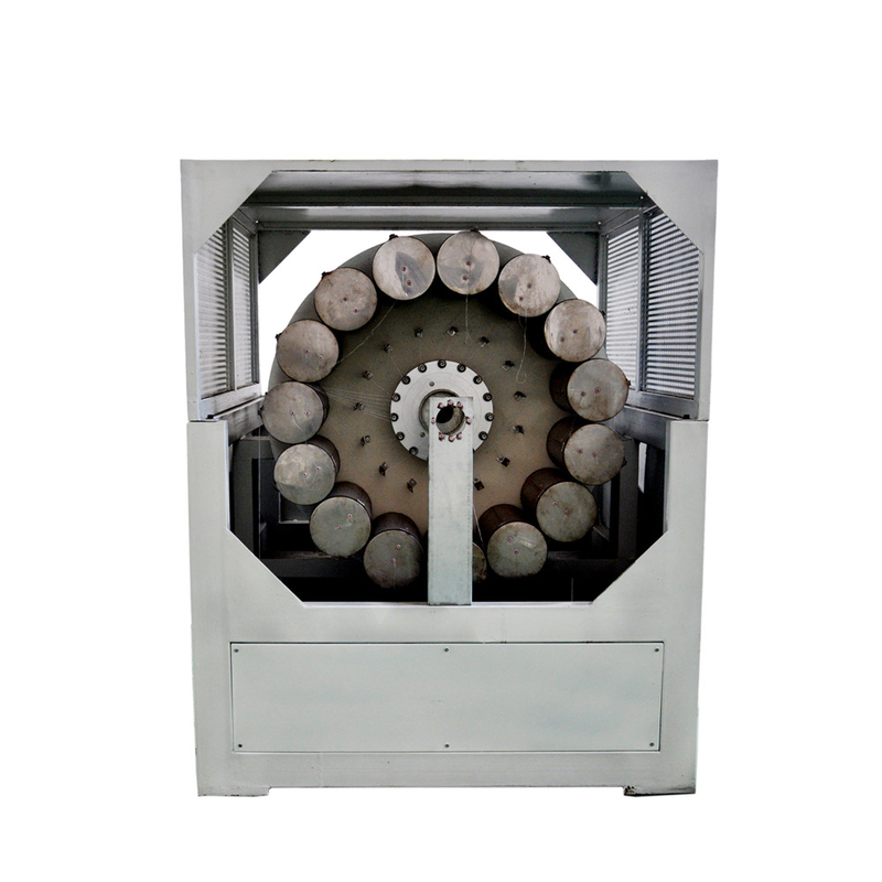 10-38mm 0,5-2 pulgadas Fibra reforzada de PVC máquina de tubería de ventilación flexible conducto de conducto línea de producción de tuberías de PVC suave