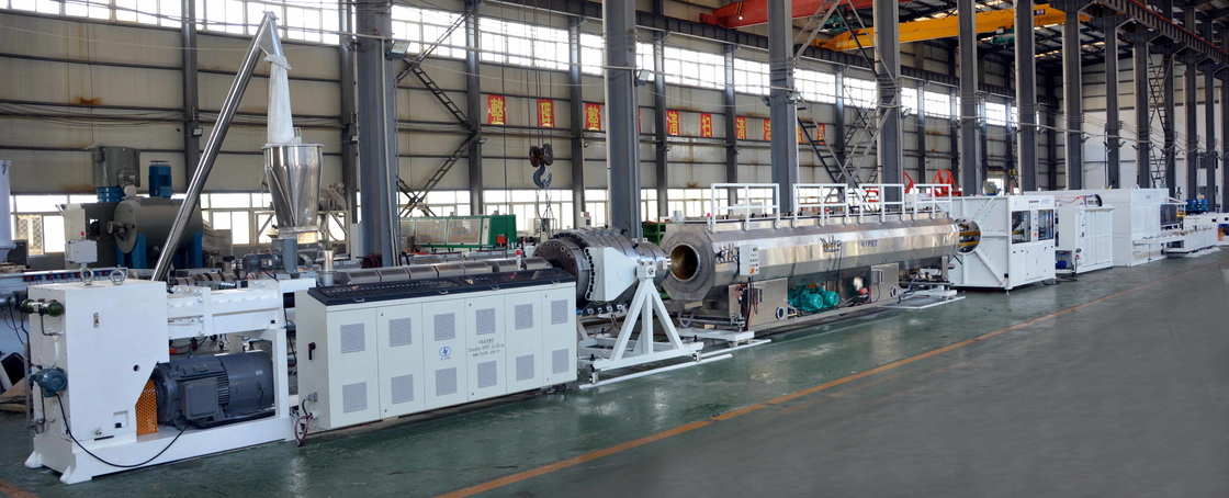 Línea de producción de tuberías de PVC de gran tamaño de alta producción HYPET315/400/500/630mm Máquina de fabricación de tuberías por extrusora gemela cónica ZS92/188