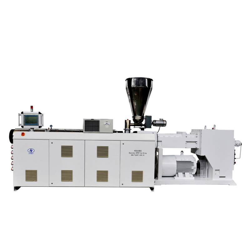 Maquinaria de extrusión de PVC UPVC CPVC OPVC de buena calidad paralelas extrusoras de tornillo doble HYPS80/28 con control automático PLC