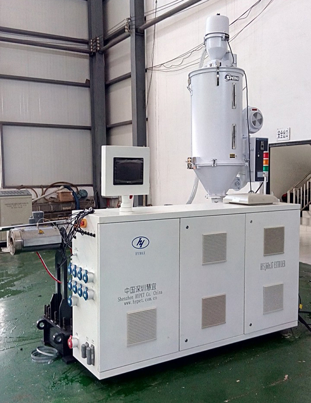 LDPE HDPE PPR ABA/ABC Máquina de fabricación de tuberías compuestas HYSJ60/38 55kw Extrusora de tornillo único de plástico 5 zonas de calefacción