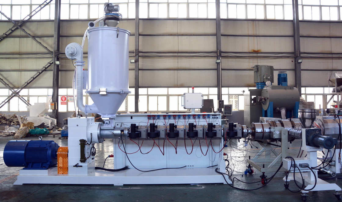 SJ150/28 90kw 380kg/h de alta eficiencia extrusora de tornillo único de gran rendimiento en PE HDPE PE de peso molecular ultra alto para tubería