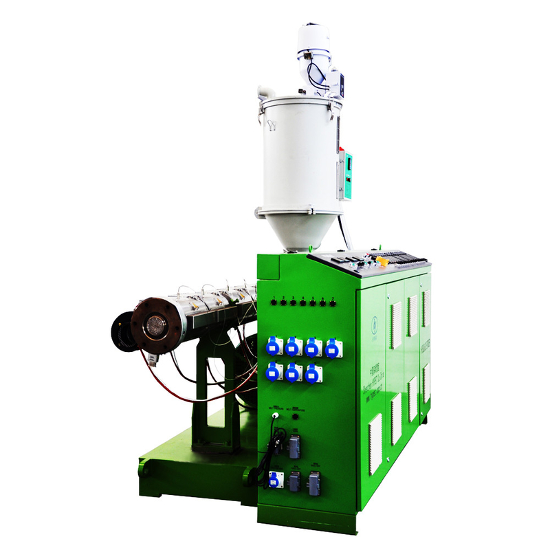 SJ90/28 45kw Motor 220kg/h Extrusora de tornillo único para PPR PPH Tubo de agua fría caliente en tres capas de doble estación