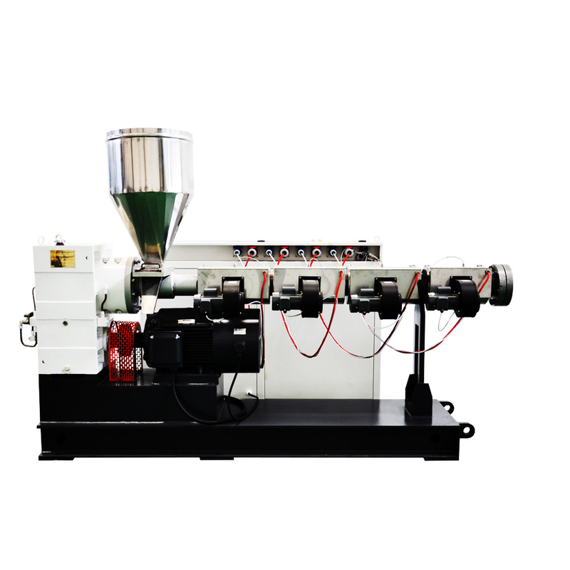 Material de desecho reciclado LDPE HDPE PP Máquina de extrusión de plástico de tornillo único Extrusora SJ75/30 para perfiles de tubería de pellets