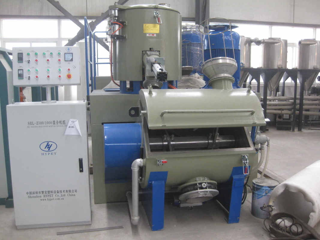 Máquina mezcladora de alta velocidad de acero inoxidable 304 SRL800/2500 para mezclar polvo de plástico/componer polvo de PVC blando