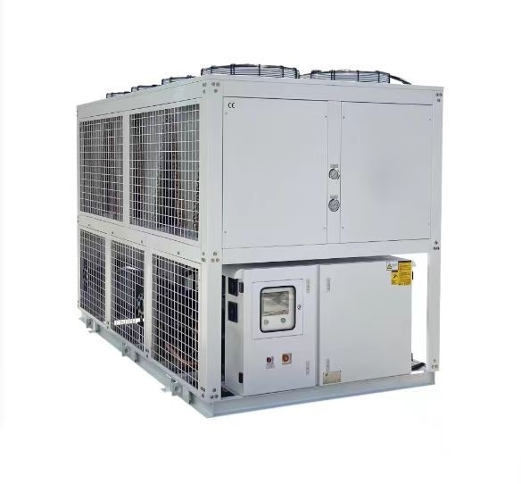 Fácil de operar máquina auxiliar refrigerada por aire HYSC-100A con tipo de tornillo