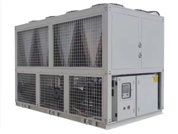 Máquina auxiliar y piezas fáciles de usar refrigerador de agua de tipo tornillo refrigerado por aire HYSC-240AD