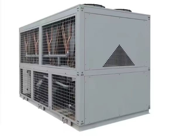Máquina auxiliar y piezas fáciles de usar refrigerador de agua de tipo tornillo refrigerado por aire HYSC-240AD