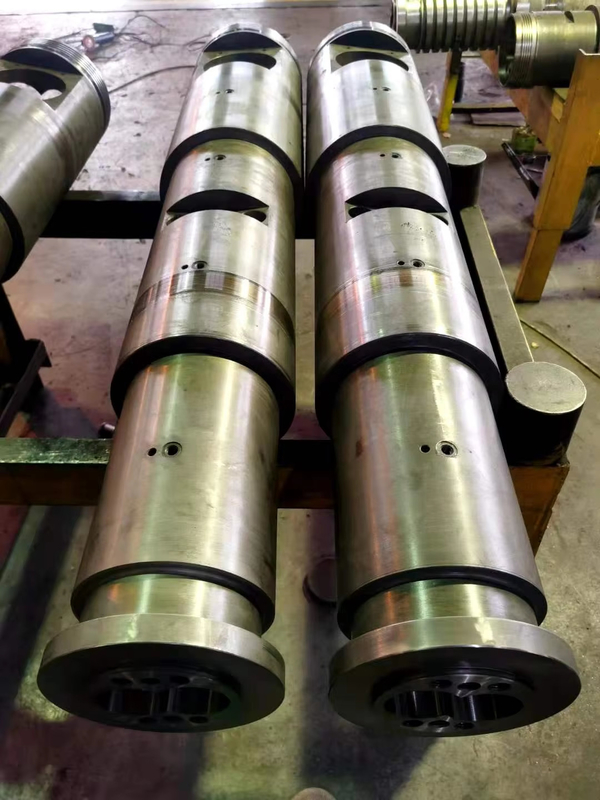 Extrusor de plástico con doble tornillo y cañón / tornillo y cañón bimetal para extrusores de doble tornillo