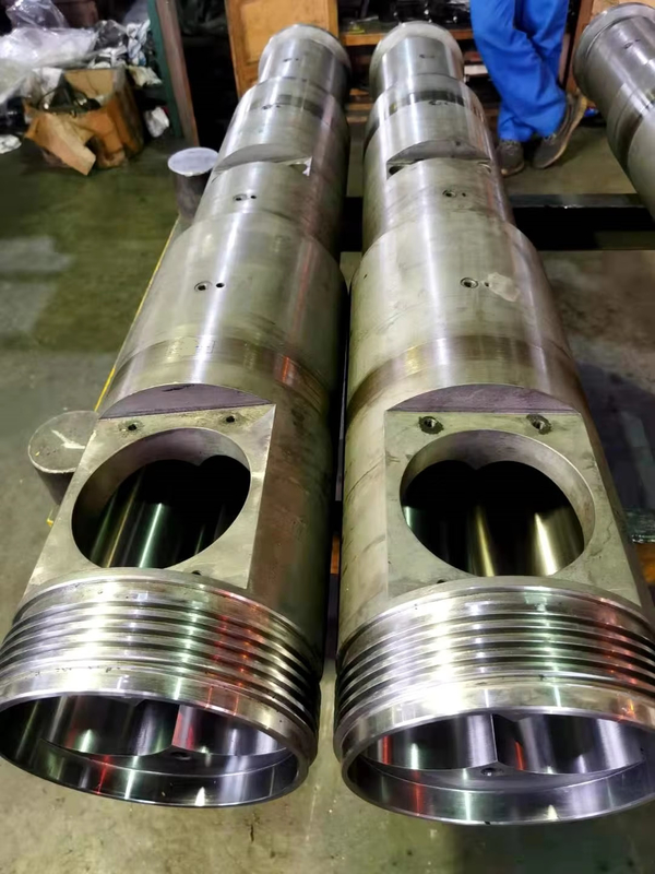 Extrusor de plástico con doble tornillo y cañón / tornillo y cañón bimetal para extrusores de doble tornillo