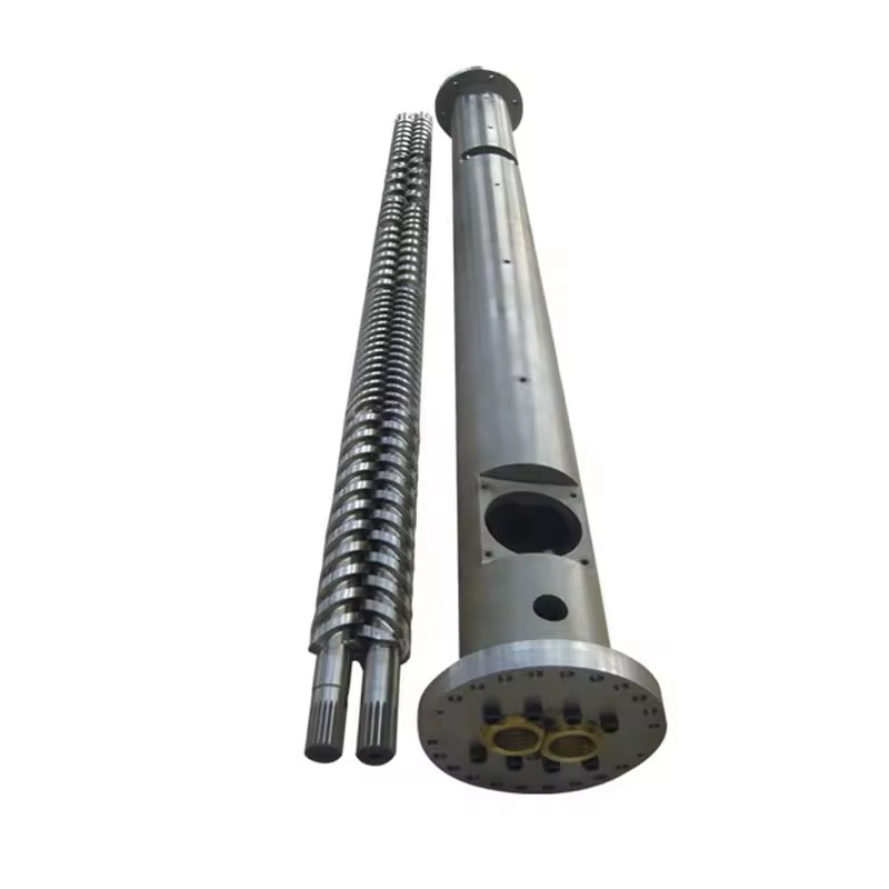 Servicio de extrusión para extrusores de doble tornillo y medición de tamaños