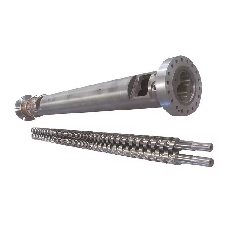 Servicio de extrusión para extrusores de doble tornillo y medición de tamaños