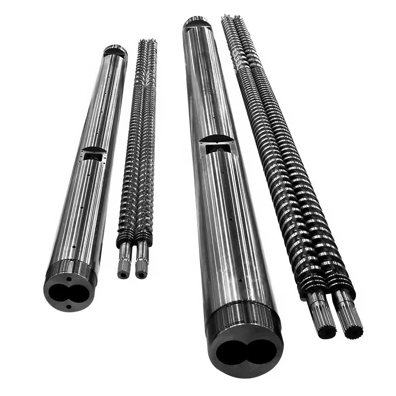 Servicio de extrusión para extrusores de doble tornillo y medición de tamaños
