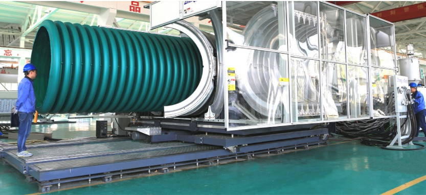 Línea de extrusión de tuberías onduladas de doble pared HYPET personalizable 200-600 mm con servicio de instalación de ingenieros