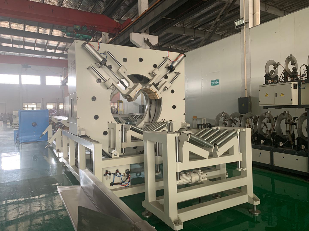 400 mm -1000 mm de plástico HDPE PE tuberías de fabricación de máquinas línea de producción con gran extrusora de tornillo único SJ150/38 motor 400kW y salida 1400kg/h