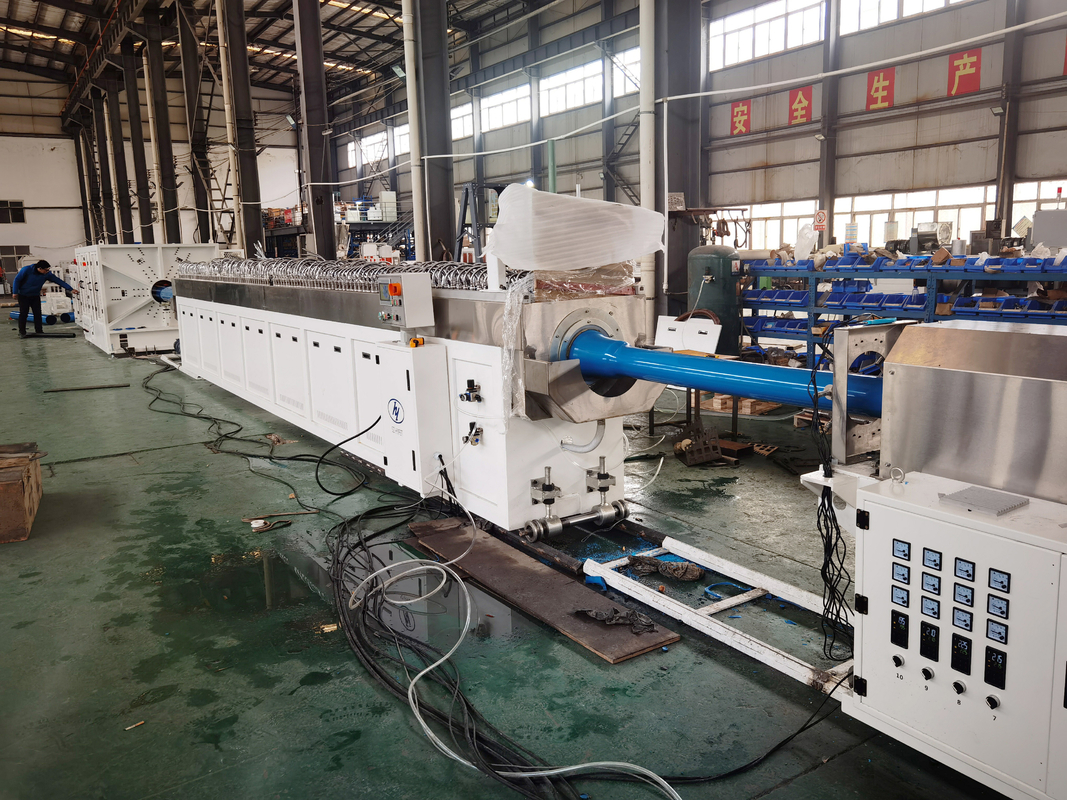 90-250mm / 160-400mm Línea de producción de tuberías de PVC-O Proceso de fabricación de tuberías de PVC O confiable
