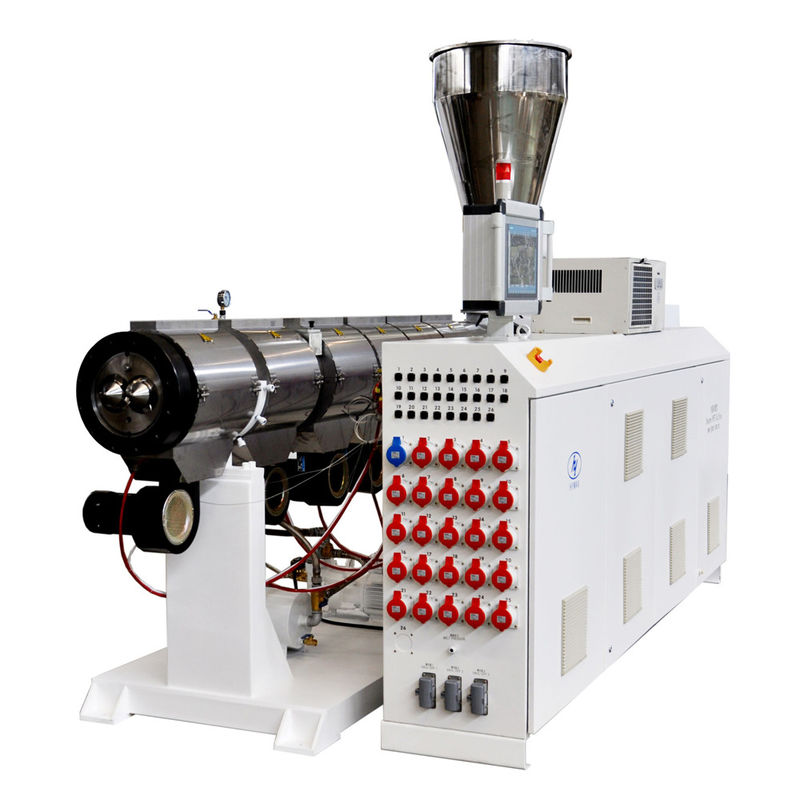 Reducción de caja de engranajes compacta de alto par de distribución HYPS75/28 extrusora de doble tornillo paralela con doble doble con una potencia de 350 kg/h