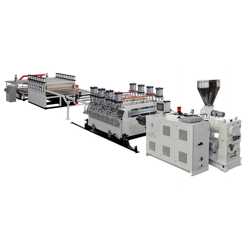 El PVC hace espuma tablero de Max Width 1220/Wpc de la máquina de la protuberancia del tablero que hace la máquina 400kg/H