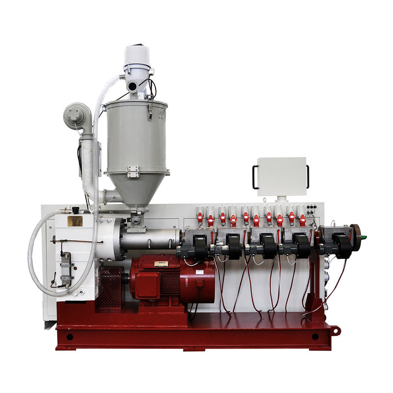 Máquina de producción de PE HDPE de alto rendimiento extrusora de tornillo único para motor de 90 kg/h SJ55/30 de 30kw