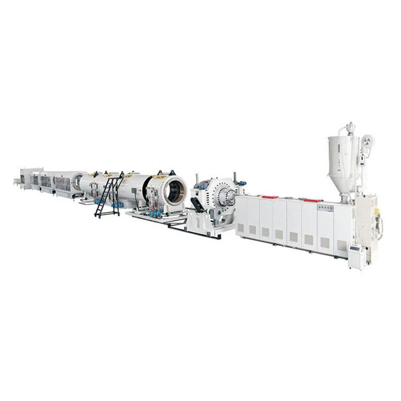 Máquina de extrusión de tuberías de tres capas tipo ABC 315-630 mm para tuberías de gas / tuberías de suministro de agua de PE HDPE