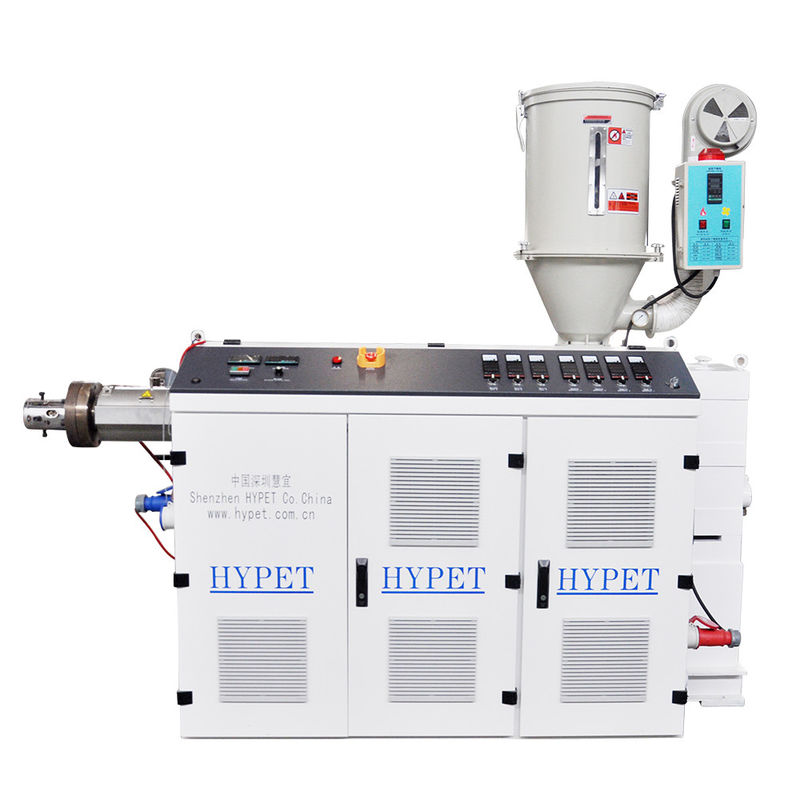 SJ55/28 Extrusora de tornillo único de refrigeración por aire con potencia de motor de 11 kW para el procesamiento de polipropileno