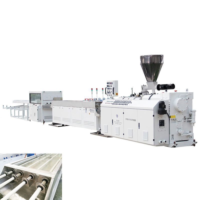 PVC 16-32 / 1 pulgada Línea de producción de cuatro tubos Máquina de fabricación de tubos de plástico