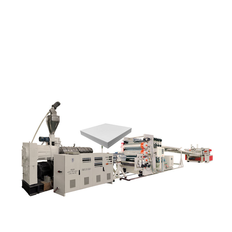 El Pvc hace espuma la cadena de producción del tablero de la espuma de la máquina/PVC de la protuberancia de la hoja 1220 con zs80/156