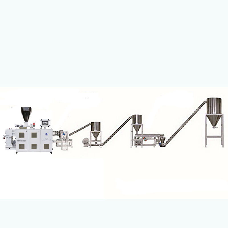 Extrusora de pellets mixtos de plástico de madera / LDPE / PP / PET Máquinas para hacer pellets, Máquina para hacer gránulos de PVC WPC